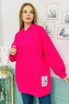 158898 Kapsonlu Sardonlu Tunik Sweatshirt